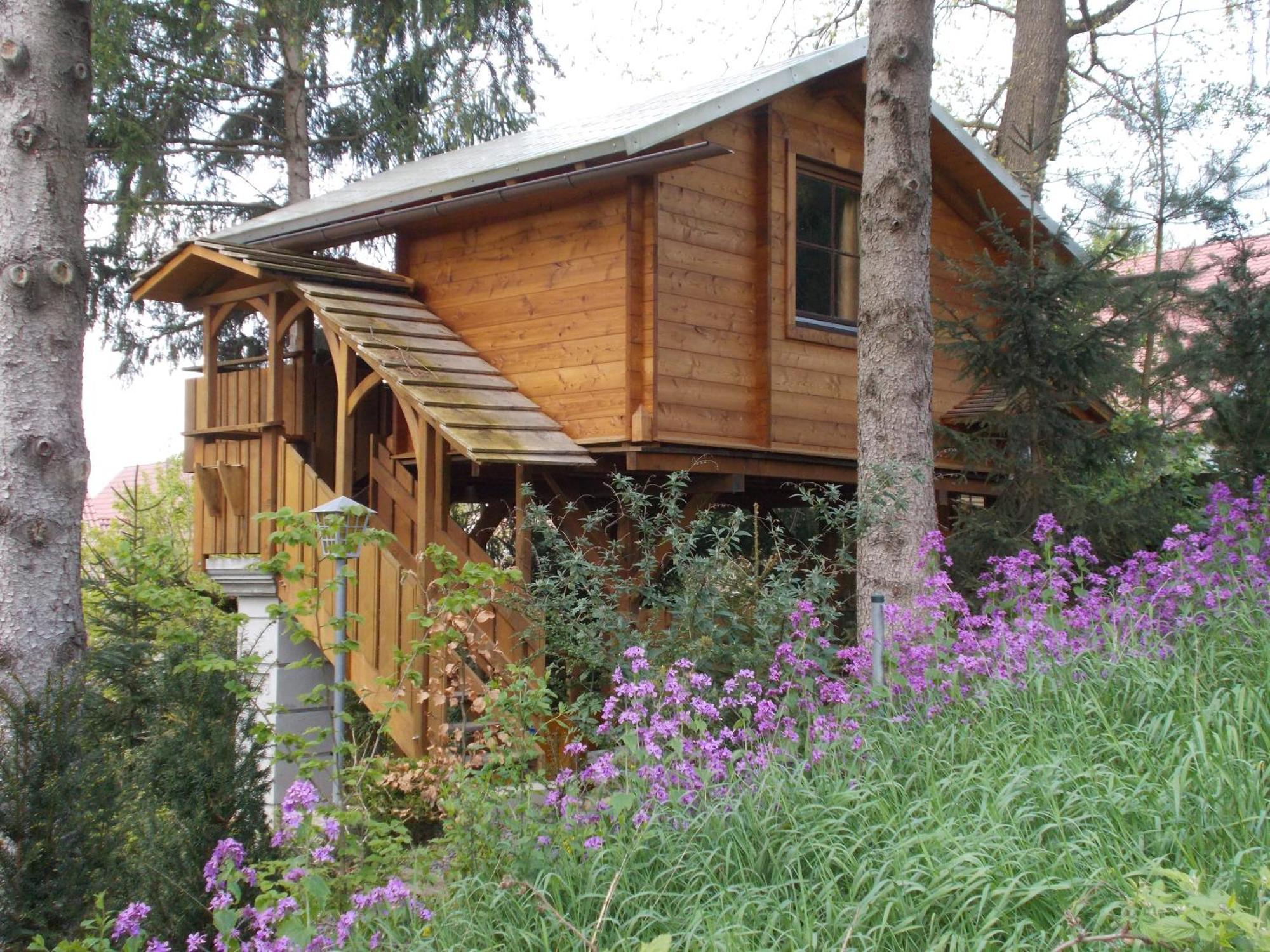 Baumhaus Wolfshoehle Fischach ภายนอก รูปภาพ