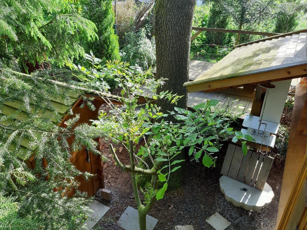 Baumhaus Wolfshoehle Fischach ภายนอก รูปภาพ