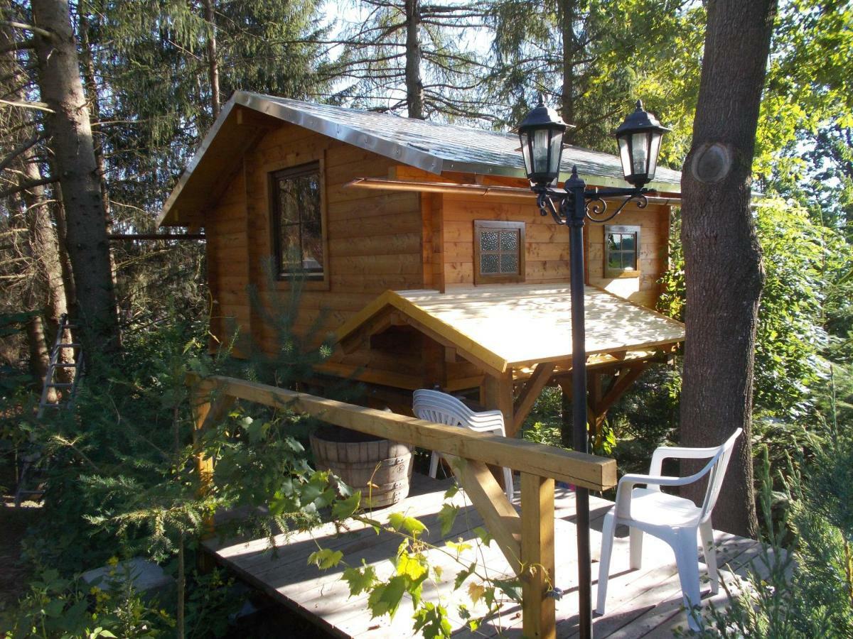 Baumhaus Wolfshoehle Fischach ภายนอก รูปภาพ